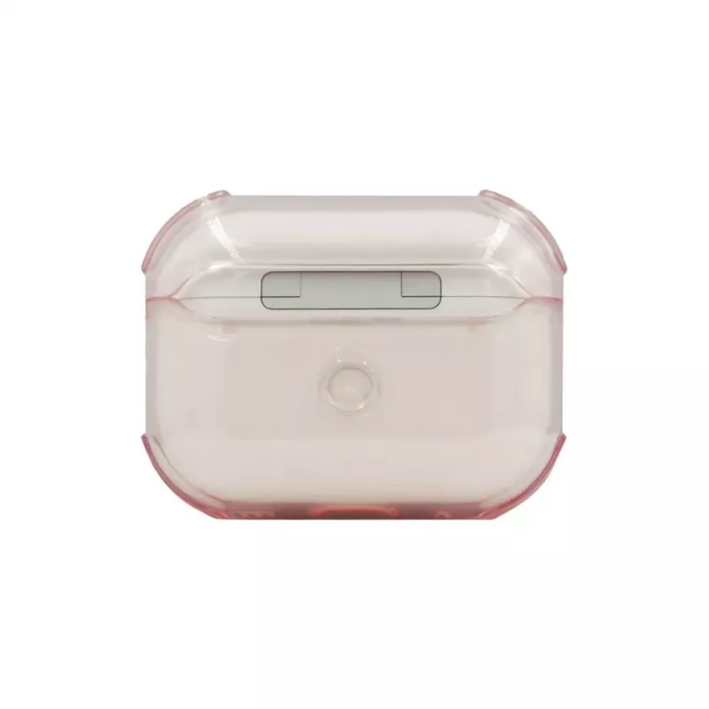 Evelatus Funda protectora de TPU para Apple AirPods Pro 2 rosa transparente