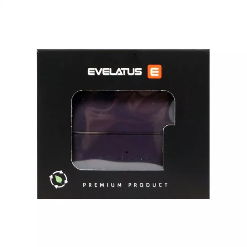 Evelatus Funda protectora de silicona para Apple AirPods 4 morado intenso