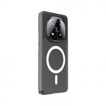 Evelatus Funda transparente con anillo magnético para Xiaomi Redmi Note 14 Pro 4G/Poco X7, transparente