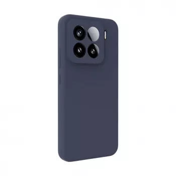 Evelatus Funda de silicona Soft Touch con imán para Xiaomi 15 azul oscuro
