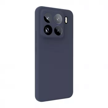 Evelatus Funda de silicona Soft Touch con imán para Xiaomi 15 Pro azul oscuro
