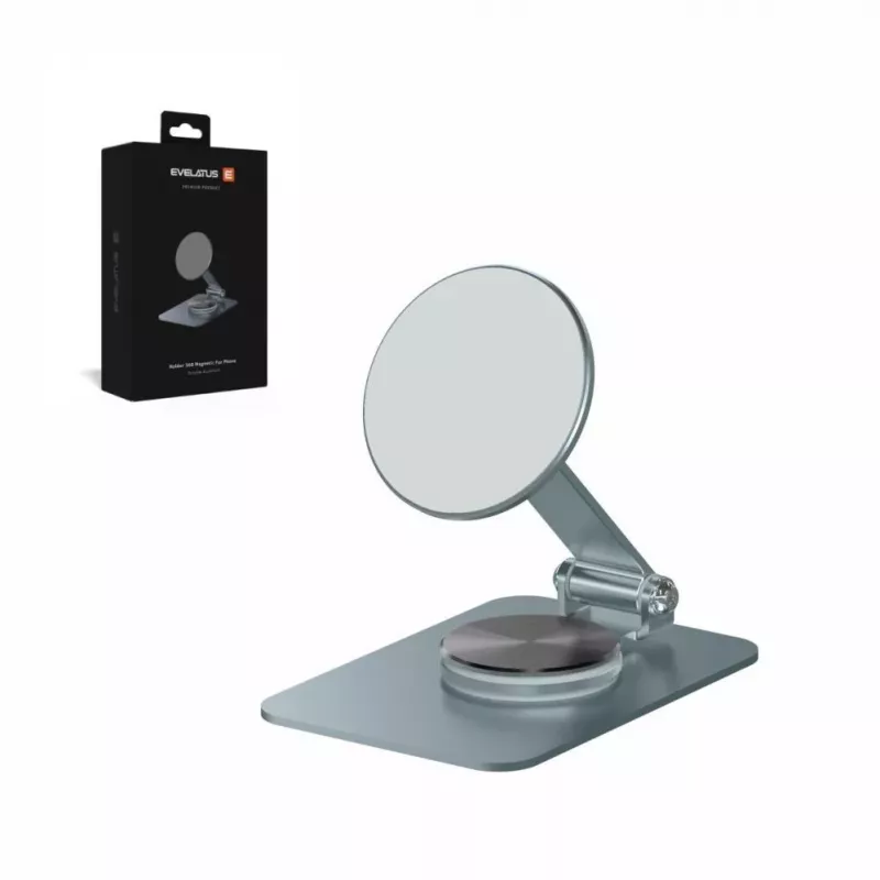 Evelatus Soporte Universal L24 MagSafe 360 para Teléfono L24MSH Aluminio Plata