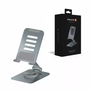 Evelatus Soporte Universal L24-A 360 para Teléfono L24-AHFP Aluminio Plata