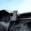 Evelatus Soporte para Rejilla de Aire Acondicionado de Coche H2+KAC001 Negro