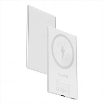 Evelatus Batería Externa 3000mAh Super Slim con Carga Inalámbrica EVEP03PBSSW Blanco