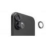 Evelatus Protector de Lente de Cámara Armor Negro para Apple iPhone 16 / 16 Plus