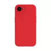 Evelatus Apple iPhone 16e / SE4 Funda de silicona Soft Touch Premium Magsafe roja