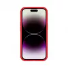 Evelatus Apple iPhone 16e / SE4 Funda de silicona Soft Touch Premium Magsafe roja