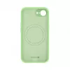 Evelatus Apple iPhone 16e / SE4 Funda de silicona Soft Touch Premium Magsafe menta