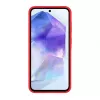 Evelatus Samsung Galaxy A56 Funda de silicona Soft Touch magnética Premium roja