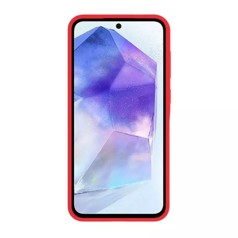 Evelatus Samsung Galaxy A56 Funda de silicona Soft Touch magnética Premium roja