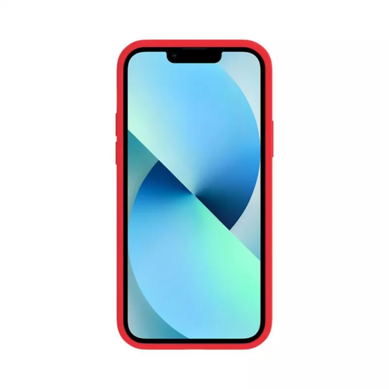 Evelatus Apple iPhone 12 / 12 Pro Funda de silicona Soft Touch Premium MagSafe roja