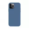 Evelatus Apple iPhone 12 / 12 Pro Funda de silicona Soft Touch Premium MagSafe azul marino