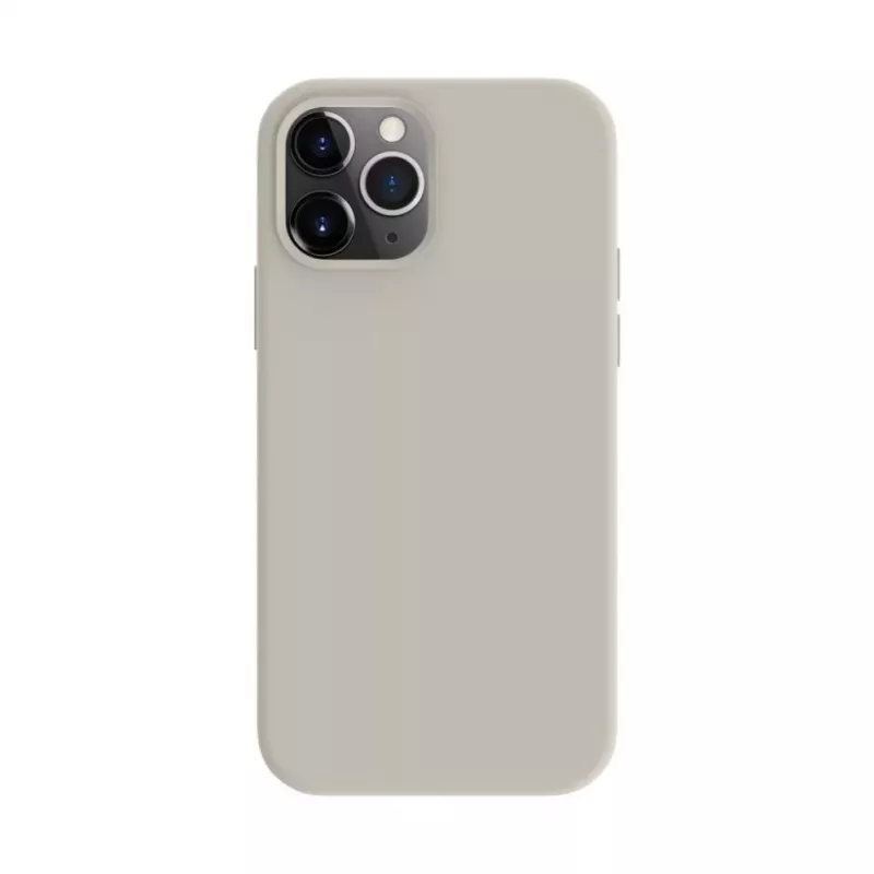 Evelatus Apple iPhone 12 / 12 Pro Funda de silicona Soft Touch Premium Magsafe piedra