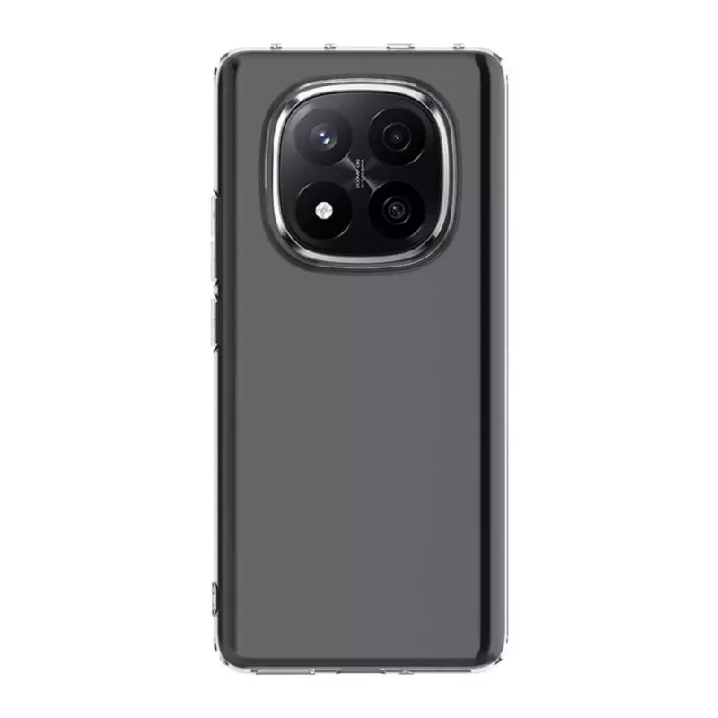 Evelatus Xiaomi Redmi Note 14 Pro Plus 5G Funda de silicona transparente 1,5mm TPU Transparente