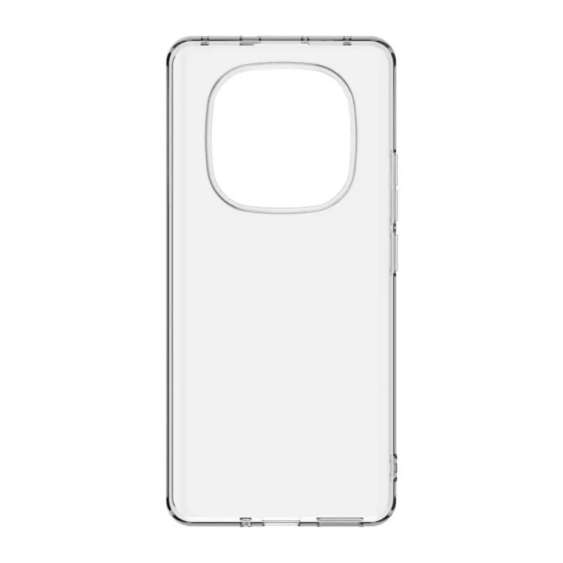 Evelatus Xiaomi Redmi Note 14 Pro Plus 5G Funda de silicona transparente 1,5mm TPU Transparente