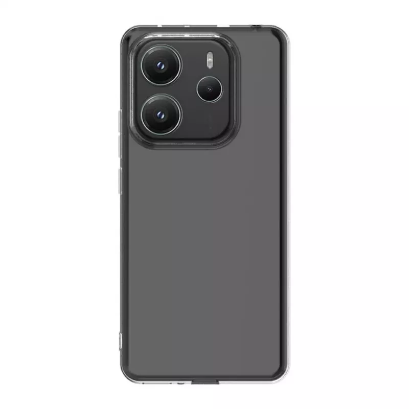 Evelatus Xiaomi Redmi Note 14 5G Funda de silicona transparente 1,5mm TPU Transparente