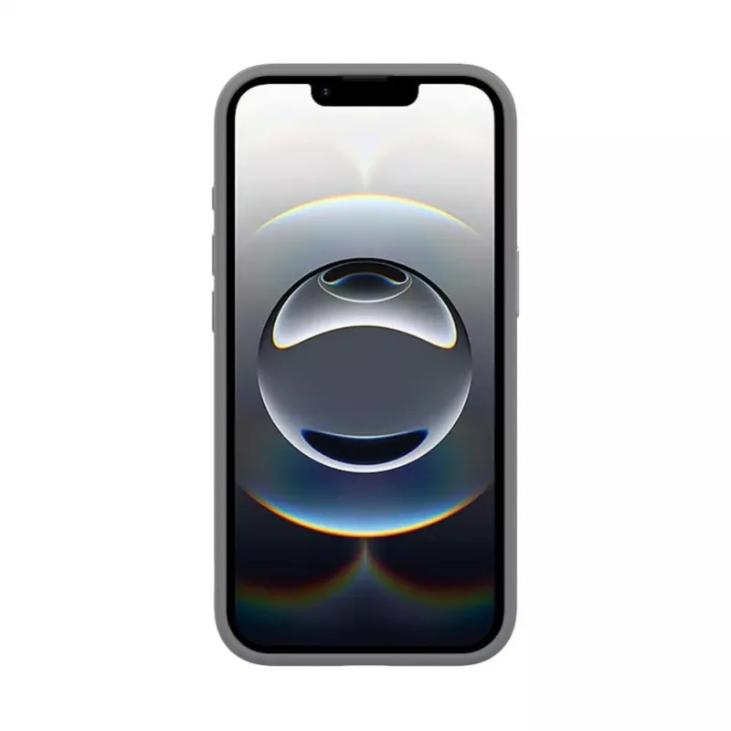 Evelatus Apple iPhone 16e Funda híbrida con MagSafe PC+TPU plata