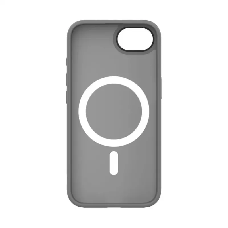 Evelatus Apple iPhone 16e Funda híbrida con MagSafe PC+TPU plata
