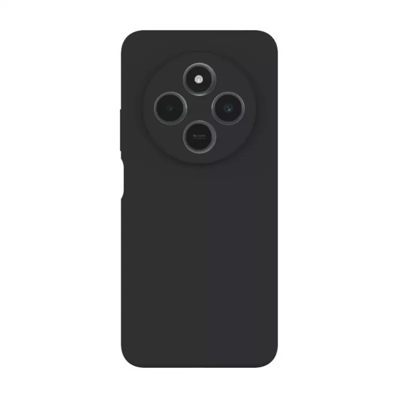Evelatus Xiaomi Redmi 14C 4G/ 14C 5G / Redmi A4 / POCO C75 Funda de silicona Premium Soft Touch negra