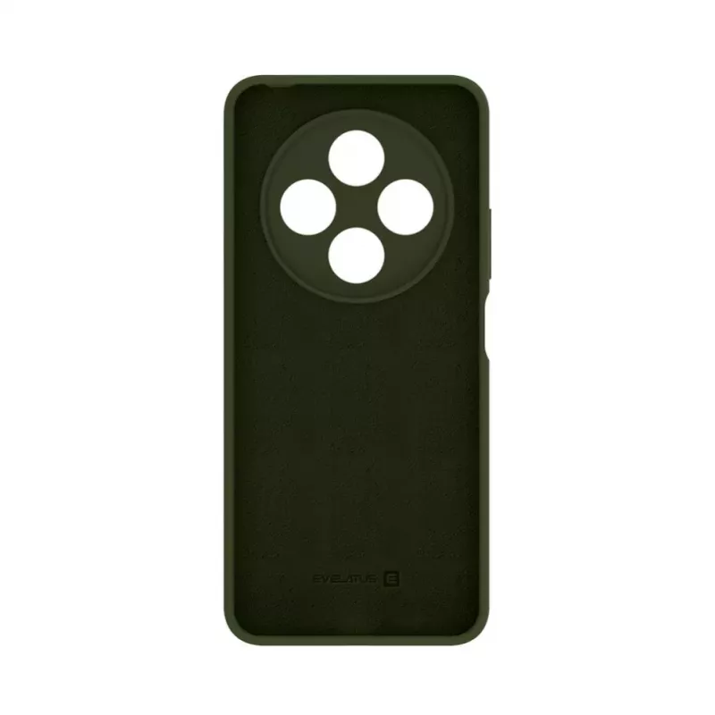 Evelatus Xiaomi Redmi 14C 4G/ 14C 5G / Redmi A4 / POCO C75 Funda de silicona Premium Soft Touch verde oliva oscuro