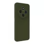 Evelatus Xiaomi Redmi 14C 4G/ 14C 5G / Redmi A4 / POCO C75 Funda de silicona Premium Soft Touch verde oliva oscuro