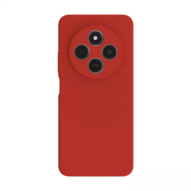 Evelatus Xiaomi Redmi 14C 4G/14C 5G/Redmi A4/POCO C75 Funda de silicona Premium Soft Touch roja