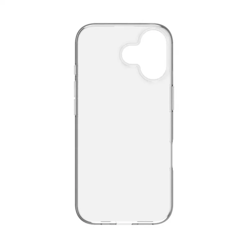 Evelatus Apple iPhone 17 Clear Silicone Case 1,5mm TPU Transparente