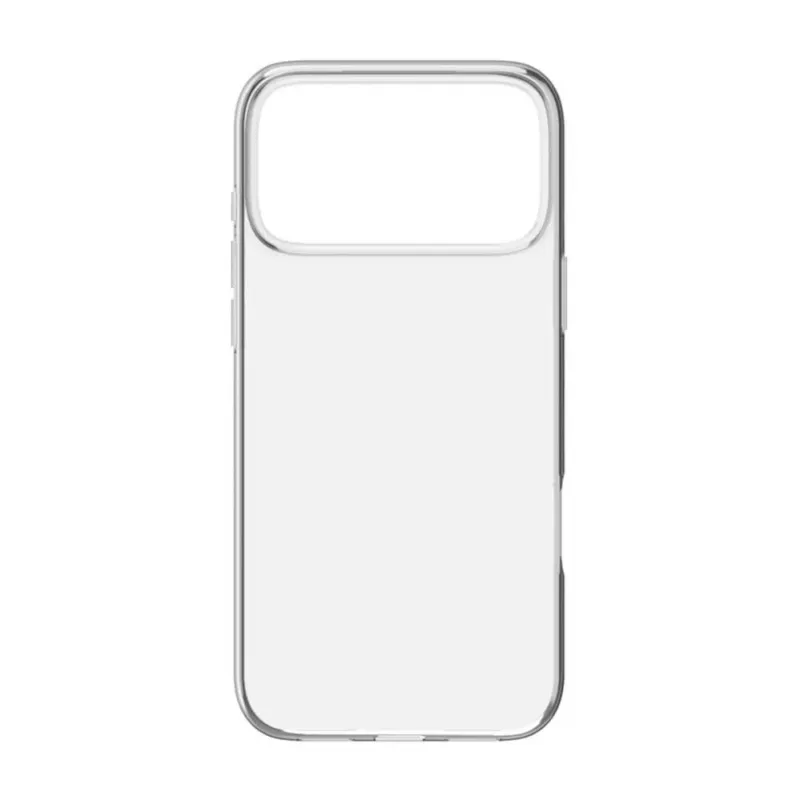 Evelatus Apple iPhone 17 Pro Max Clear Silicone Case 1,5mm TPU Transparente