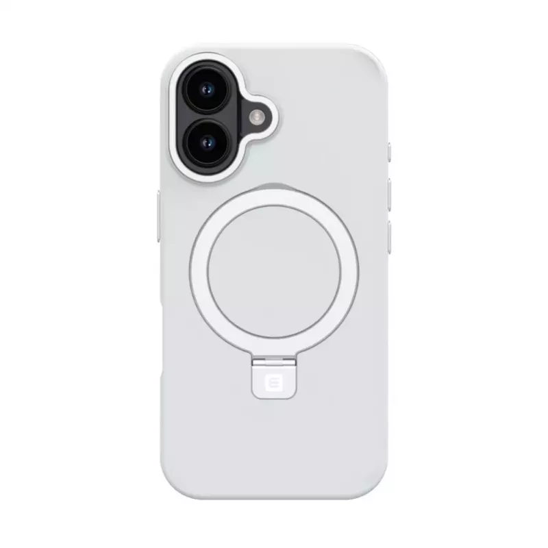 EVELATUS Apple iPhone 17 Shield Case con MagSafe y soporte, Plata mate