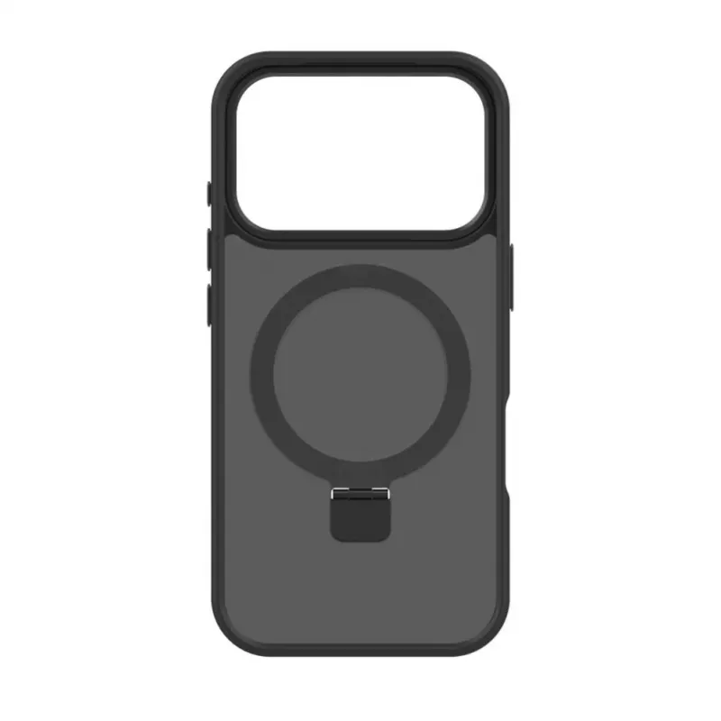 Evelatus Apple iPhone 17 Pro Funda Shield con MagSafe y soporte negro mate