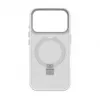 Evelatus Apple iPhone 17 Pro Shield Case con MagSafe y soporte, Plata mate