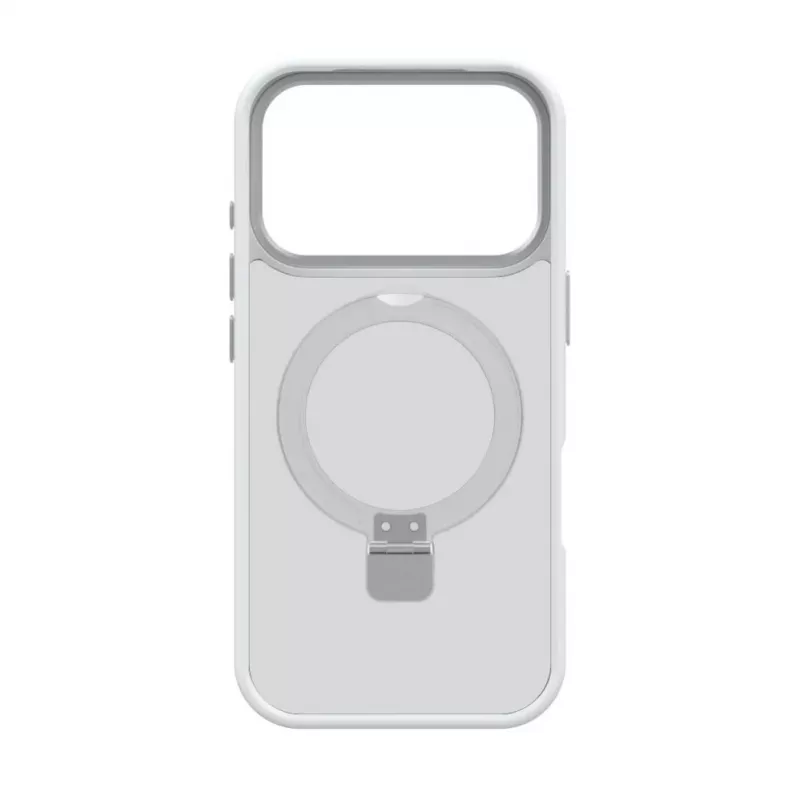 Evelatus Apple iPhone 17 Pro Shield Case con MagSafe y soporte, Plata mate