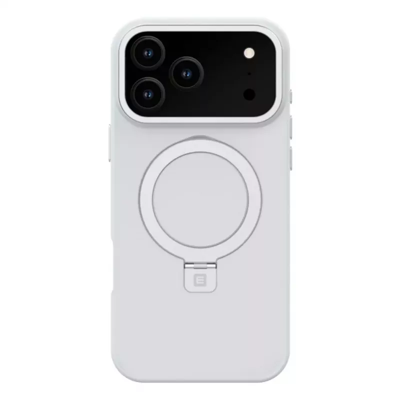 Evelatus Apple iPhone 17 Pro Max Shield Case con MagSafe y soporte, Plata mate