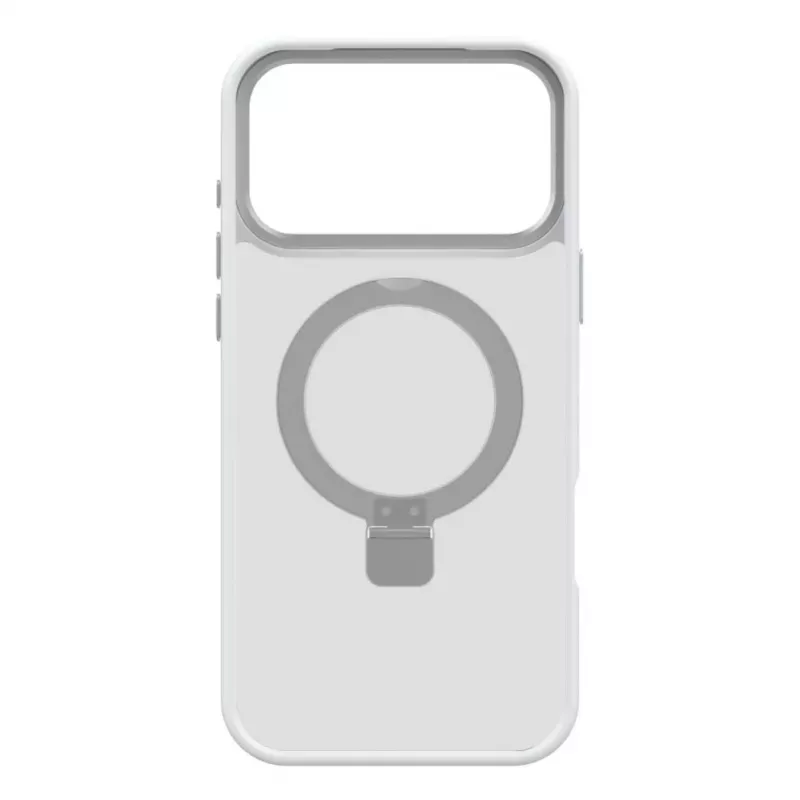 Evelatus Apple iPhone 17 Pro Max Shield Case con MagSafe y soporte, Plata mate