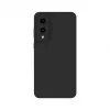 Evelatus Samsung Galaxy S25 Edge Funda de silicona Soft Touch magnética premium negra