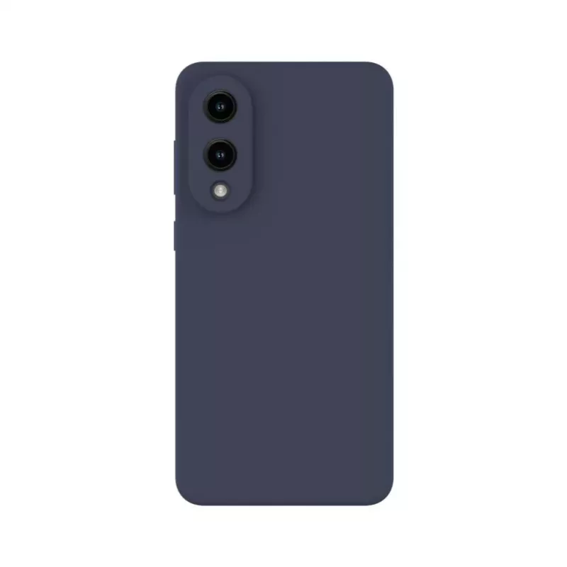 Evelatus Samsung Galaxy S25 Edge Premium Magnetic Soft Touch Silicone Case Azul medianoche