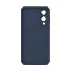Evelatus Samsung Galaxy S25 Edge Premium Magnetic Soft Touch Silicone Case Azul medianoche
