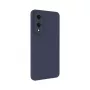 Evelatus Samsung Galaxy S25 Edge Premium Magnetic Soft Touch Silicone Case Azul medianoche
