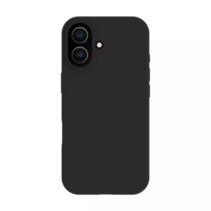 Evelatus Apple iPhone 17 Funda de silicona Soft Touch MagSafe premium negra