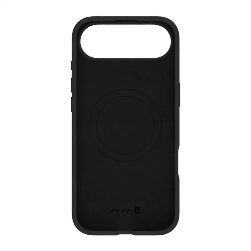 Evelatus Apple iPhone 17 Air Funda de silicona Soft Touch MagSafe premium negra