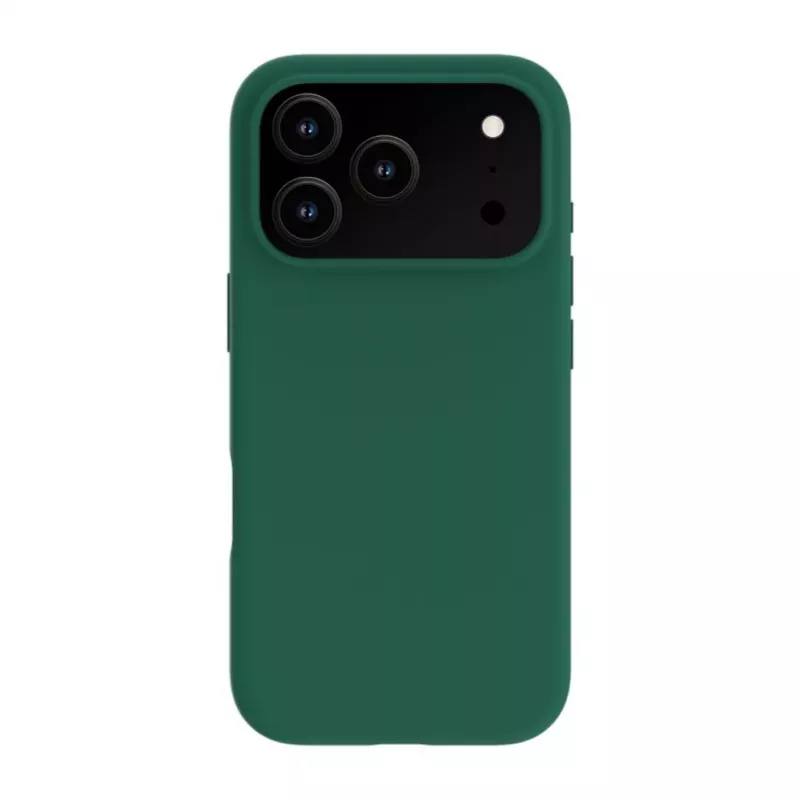 Evelatus Apple iPhone 17 Pro Funda de silicona Soft Touch MagSafe premium Atrovirens