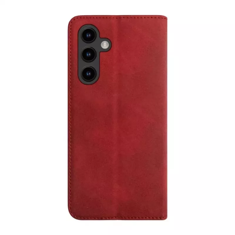 Evelatus Samsung Galaxy A17 Funda tipo libro, roja