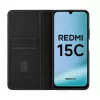 Evelatus Xiaomi Redmi 15C 4G/5G Book Case Folio Negro