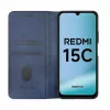 Evelatus Xiaomi Redmi 15C 4G/5G Book Case Folio Azul oscuro