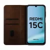 Evelatus Xiaomi Redmi 15C 4G/5G Book Case Folio Marrón
