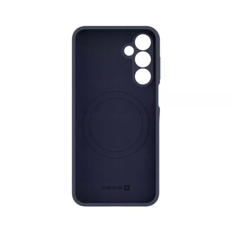 Evelatus Samsung Galaxy A16 Funda de silicona Premium Magnetic Soft Touch Azul oscuro