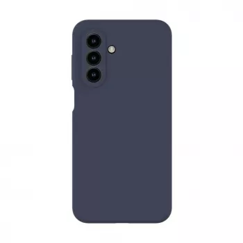Evelatus Samsung Galaxy A17 Funda de silicona Premium Magnetic Soft Touch Azul oscuro