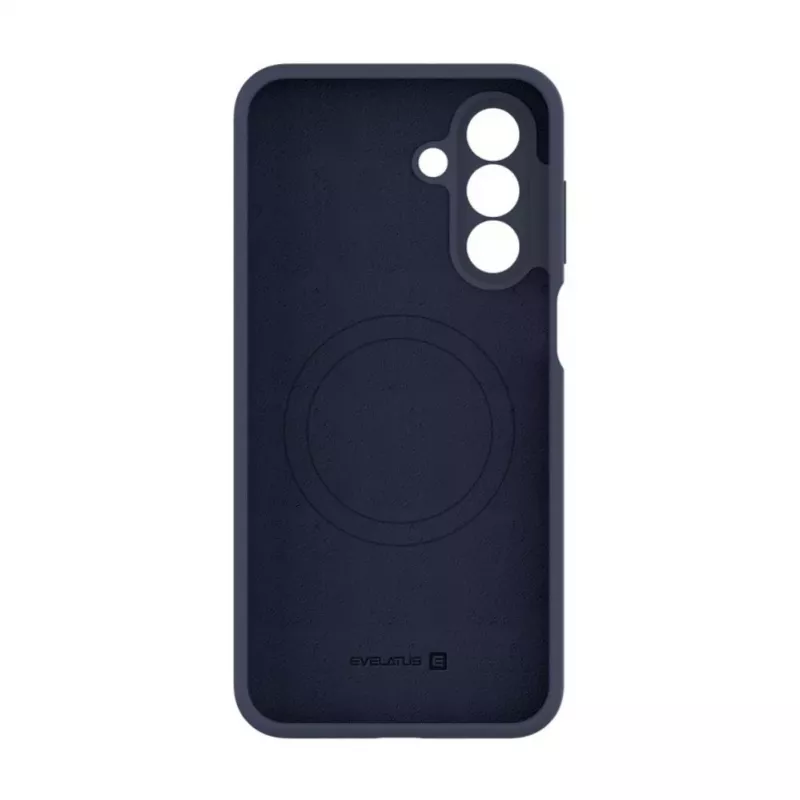 Evelatus Samsung Galaxy A17 Funda de silicona Premium Magnetic Soft Touch Azul oscuro