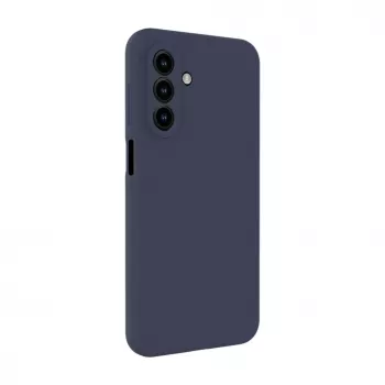 Evelatus Samsung Galaxy A17 Funda de silicona Premium Magnetic Soft Touch Azul oscuro